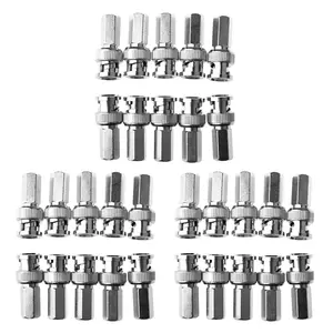 30x Twist-on BNC Male Coax Connectors CCTV RG59