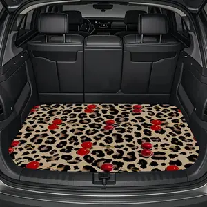 1pc Leopard Print Car Trunk Mat, Outdoor Placemats, Universal Size, Car Trunk Cargo Protection Mat | Dedicated Trunk Floor Mat for Cars, Trucks, SUVs | Keeps Your Vehicle Tidy