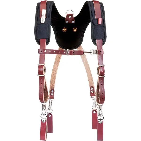 Leather Suspender Harness for Pouch Support, Adjustable Design with Sturdy Metal Buckles for Secure and Comfortable Wear, Suspension, Security, Adjustable Leather Harness, Adults, Anyone Needing A Suspension Solution, Extra Functionality, Reliable Support