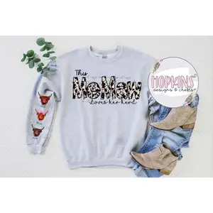 MeMaw Loves Her Herd Sweatshirt w/Names on Sleeves