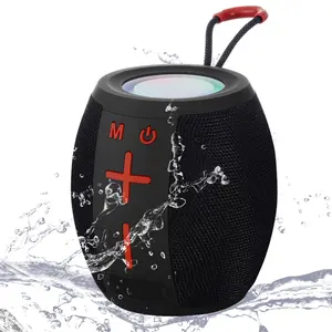 Portable Mini wireless Speaker, Portable Waterproof and Drop-Proof Speaker Made in Part with Recycled Materials