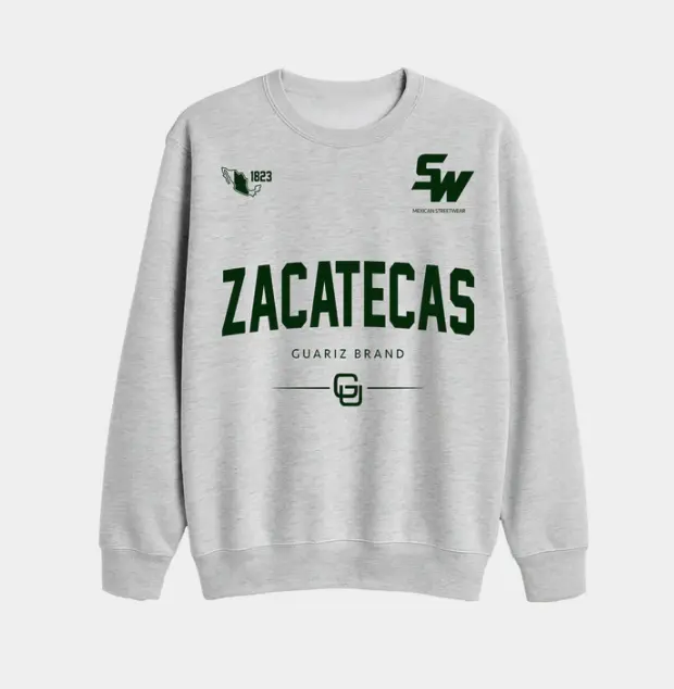 MX STREETWEAR STATE CREWNECK (HEATHER GREY)