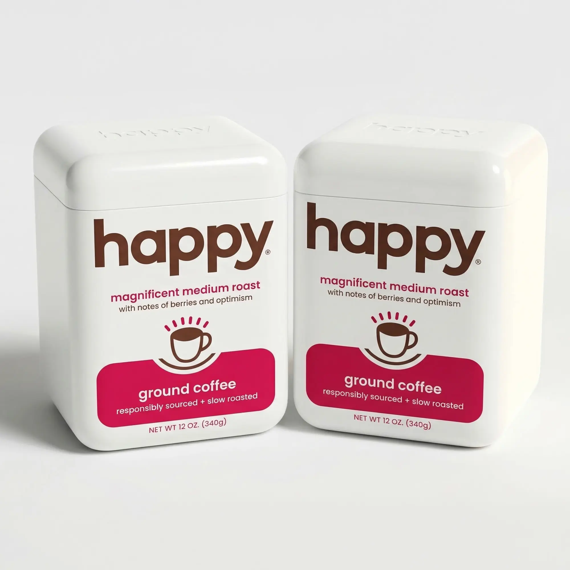 2-pack Medium Roast Ground Coffee Specialty Grade Arabica Fruity
