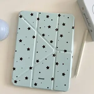 Full screen of stars iPad Case with Pen Slot, Foldable Stand, Flexible Acrylic Protection, Fits iPad Air 11/13 Inch, Pro 12.9, Mini 7/6 First choice for gifts, Tablet Cover