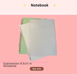 Sublimation School Notebook |Customizable Spiral Journal | Sublimation Spiral Notebook |8.5x11 inch Notebook