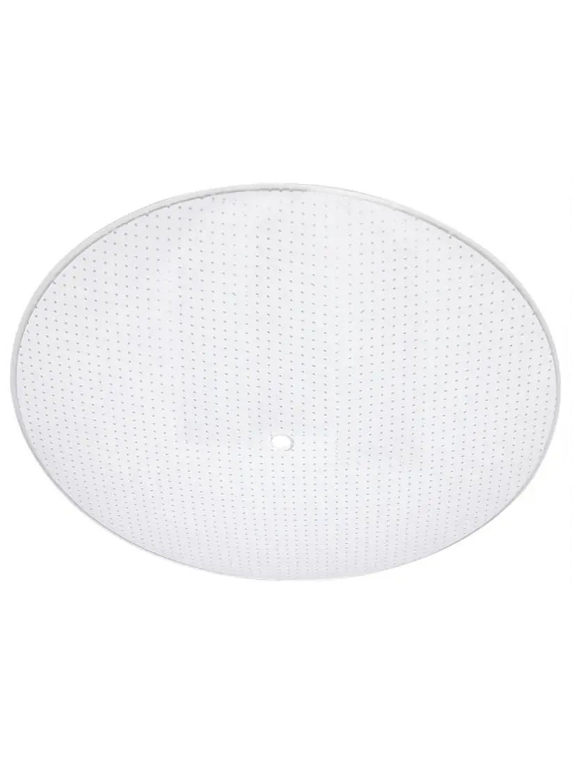 13 in. Clear Dot Glass Round Light Diffuser - Case of 12