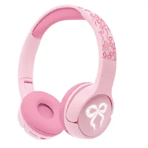 GabbaGoods BriteBeats Kids Volume Limiting Bluetooth Headphones with LED EarCaps