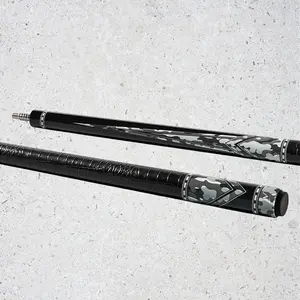 EVO RECON POOL CUE - GHOST - LEATHER WRAP
