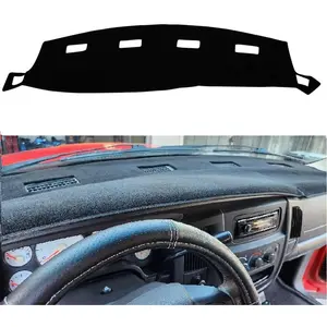 KDO  Black Dashboard Cover Dash Cover Mat Compatible with 2002-2005 Dodge Ram 1500,2003-2005 2500/3500(Ram 02-05)
