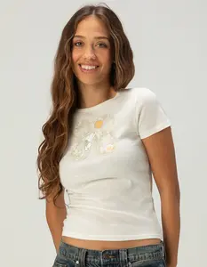 PEANUTS Snoopy Camo Basketball Womens Baby Tee