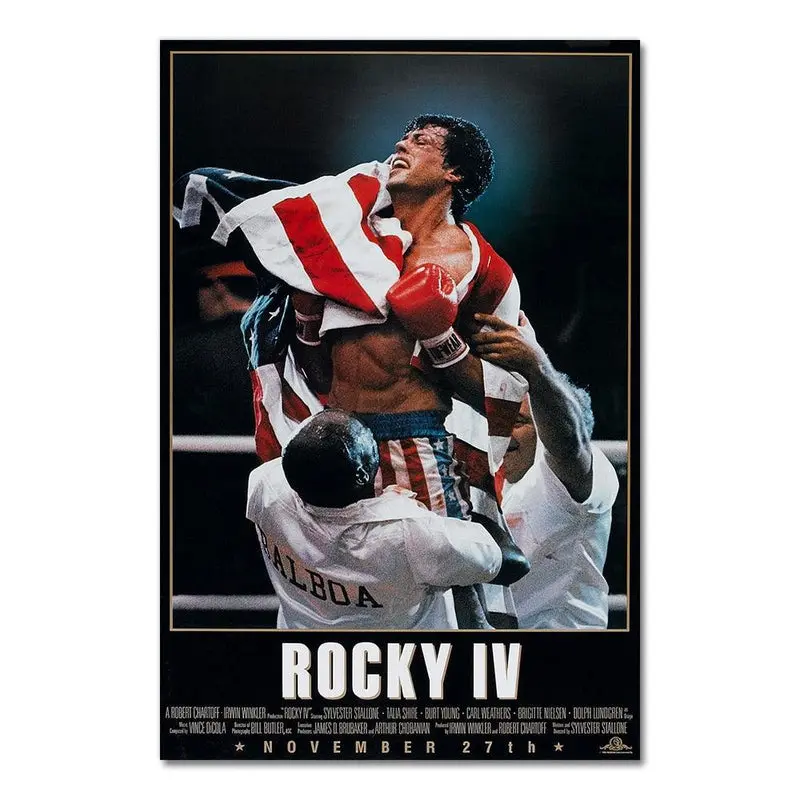 Rocky 4 Rocky IV 80s Movie Poster