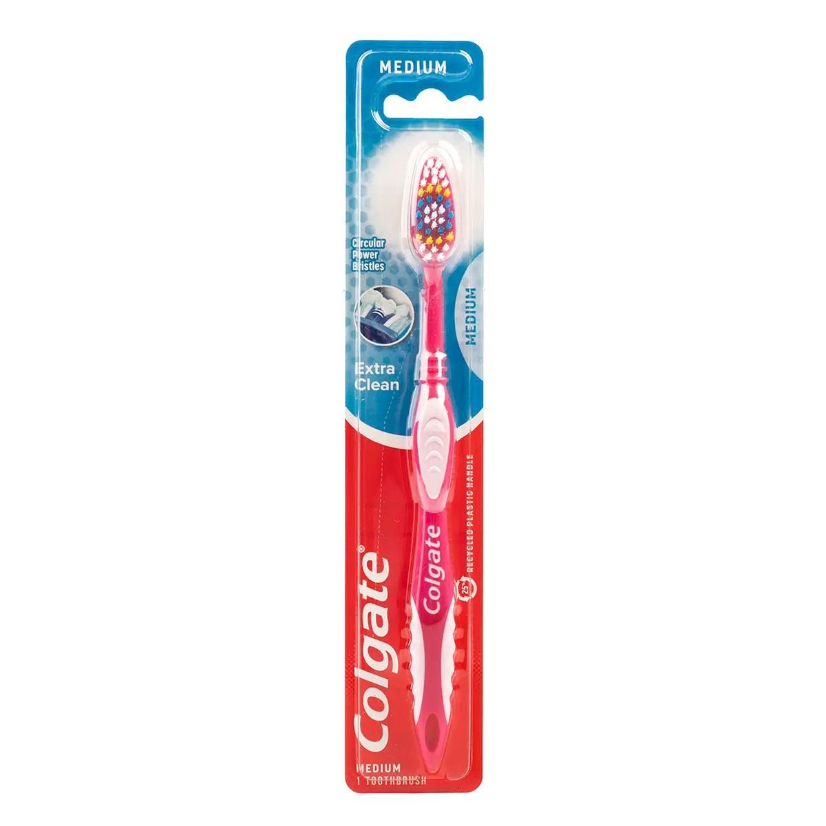 Colgate Extra Clean Full Head Toothbrush Medium 1ct 1 each Colgate Extra Clean Full Head Toothbrush Medium 1ct 1 each