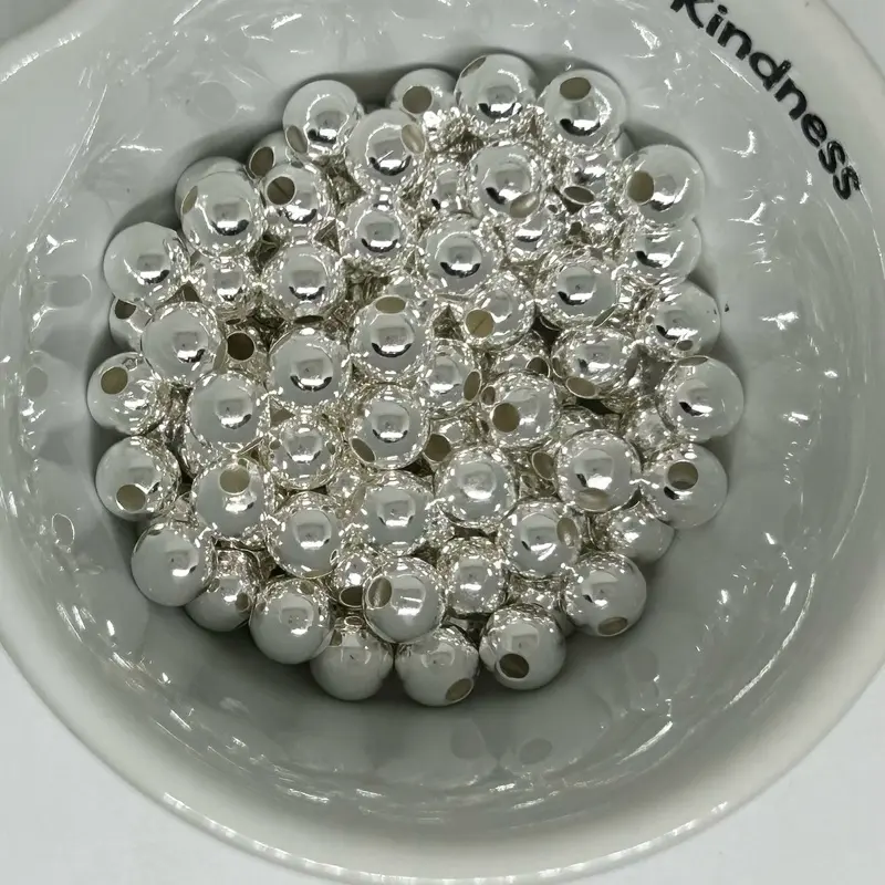 6MM and 4MM Metal spacers (fit pens) for all your jewelry making crafting or any other DIY project.