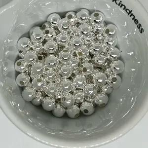 6MM and 4MM Metal spacers (fit pens) for all your jewelry making crafting or any other DIY project.