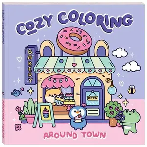 Art Maker Cozy Coloring Around Town -- Hinkler - Paperback