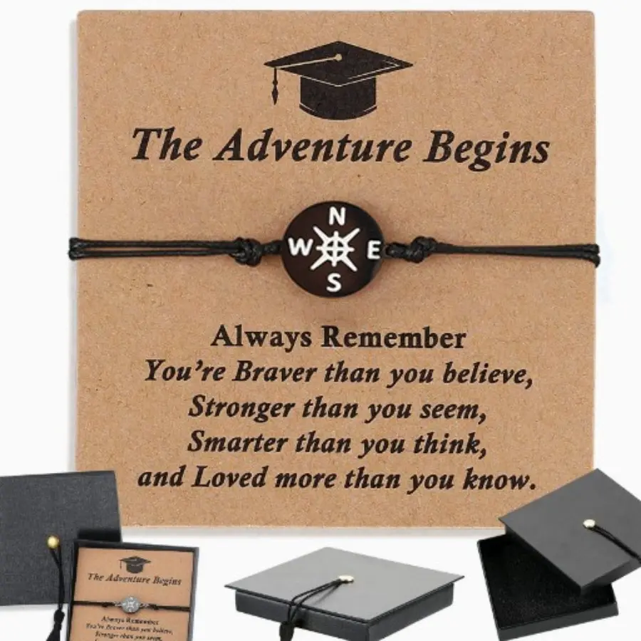 Graduation Gifts for Her Him Kindergarten Class of 2026 Cool High School College Graduation Gift 5th 8th Grade Teen Girl Boy Bracelet Women Jewelry Cards Middle School Nurse Senior Daughter Student Adjustable Cuffs Graduation Gifts for Her Him Kindergarten Class of 2026 Cool High School College Graduation Gift 5th 8th Grade Teen Girl Boy Bracelet Women Jewelry Cards Middle School Nurse Senior Daughter Student Adjustable Cuffs