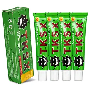 TKSX Tattoo Numbing Cream (4 Pack) Tattoos Painless Procedure Strong 10g