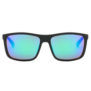 Mirrored Classic Matte Black Sunglasses - Reaction