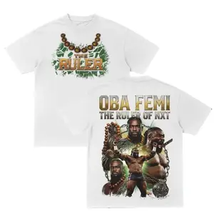 Vintage Oba Femi The Ruler Shirt, Oba Femi T-Shirt, Retro Wrestling Graphic Tee,  Full Colors, Full Sizes, For Men, For Women