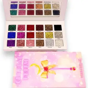 Crystal prism all glitter eyeshadow palette Makeup Cosmetic
