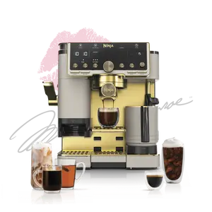 Ninja Luxe Café Pro Limited Edition Espresso Machine in Stone & Gold - ES701 Ninja Luxe Café Pro Limited Edition Espresso Machine in Stone & Gold - ES701