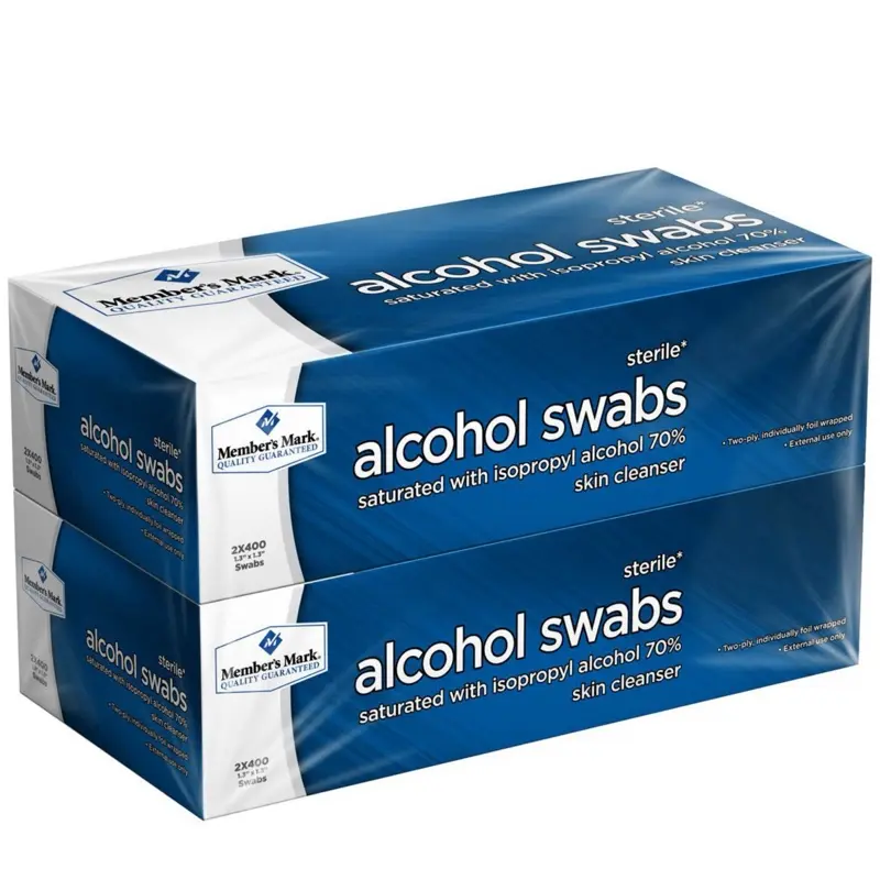 Sterile Alcohol swabs, 70% Isopropyl Alcohol, 800 Count Sterile Alcohol swabs, 70% Isopropyl Alcohol, 800 Count