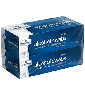 Sterile Alcohol swabs, 70% Isopropyl Alcohol, 800 Count