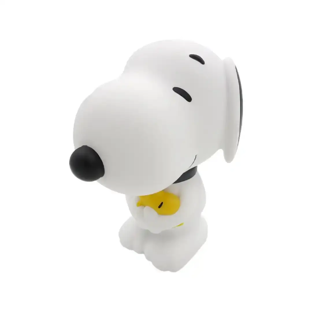 Monogram Classic Cartoon Peanuts Snoopy Figural PVC Piggy Bank - Home Decor Accessory for Saving Coins, Collectors’ Coin Storage