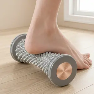 Yoga & Pilates Inspired Manual Foot Massager - Foot Massage Roller & Muscle Roller Stick for Plantar Fasciitis Recovery & Tight Muscles Relax - Ideal Home Foot Care Tool, Valentine's Day Gift, Gym Accessories -  deep tissue massage tool