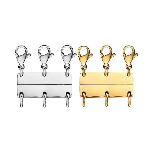 2 pcs 3 gold+ 3 Glacier silver