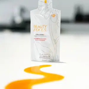 Beauty Focus Liquid Collagen+ Strawberry or Peach  Flavor Supplement for Healthcare and Fitness