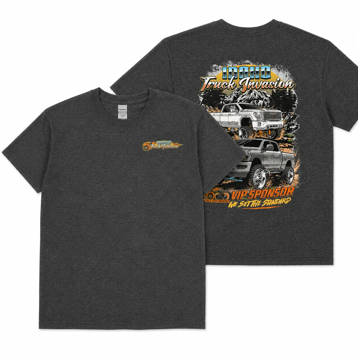 OCD FAB X IDAHO TRUCK INVASION T-SHIRT