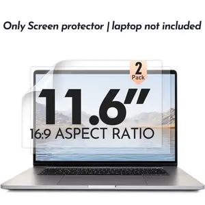 [Gavnboon] 2-pack 11.6-inch aspect ratio 16:9 laptop screen protector - anti-scratch/anti-glare/anti-fingerprint/easy to install, suitable for Lenovo/HP/Dell, etc., home/office/game scenarios