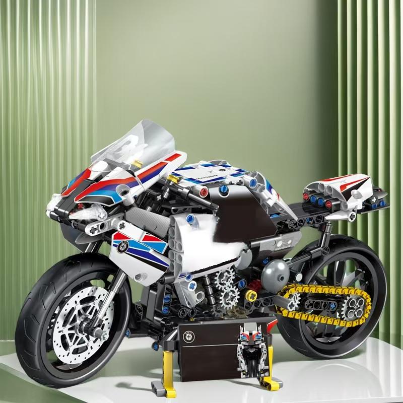 2418 Piece Building Blocks Car Motorcycle Set, Super Cool Design, Easy Assembly, Perfect Gift for Birthday Christmas Halloween Thanksgiving New Year