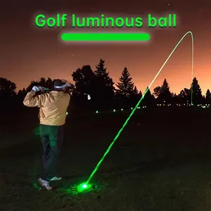 Night Golf Ball, 6 Counts Reusable Luminous Golf Ball, Golf Training Ball, Golf Accessories for Night Golf Enthusiasts