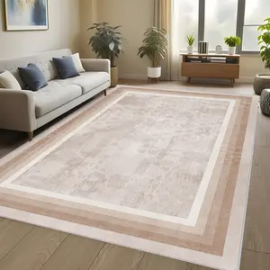 Geometric Style Home Rug, Household Decorative Rug, Fade Resistant Carpet, Durable Area Rugs, Soft Durable Modern Geometric Mat, Living Room Rug for Holiday Any Space Hotel Office Sofa Bedside Kitchen Laundry Room
