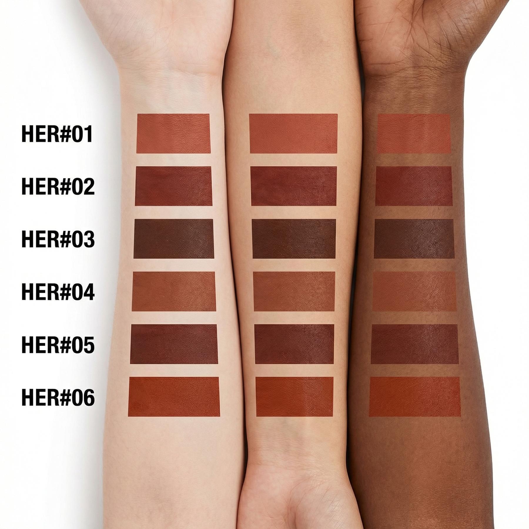 6Pcs Highly Pigmented Matte Liquid Lipstick Set Waterproof Long Lasting Smudgeproof Vivid Color Collection Nude Red Berry Plum Shades Hydrating Non-Drying Velvet Lip Gloss Makeup Kit for Women Daily Party Gift