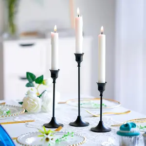 Candle Holder, 3/6 Counts/set Modern Simple Candle Stand, Candlestick Holder for Home Decor, Party Decor, Desktop Ornament for Living Room Bedroom, Halloween