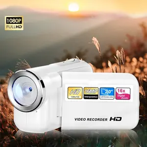 1080P Clear Imaging Digital Camera, Compact Portable Handheld Dv Camcorder, Professional HD Camera, 2.0 Inch Screen, 16x Digital Zoom