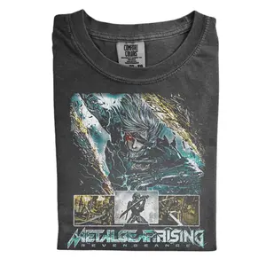 The Metal Gear Rising Revengeance Comfort Color Shirt, Raiden Cyborg Ninja Shirt, Vintage Game Shirt, Retro Resident Evil Gaming Shirt, Gift for Men, Gift for Women, Crew Neck T-shirt, Trending T-shirt
