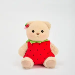 Strawberry Flash Sale | Getahug Fruit Tribe Series Mini Bear Blindbox | 5.9 Inches Plush Pendant Bag Charm Keychains Gift, Summervibes