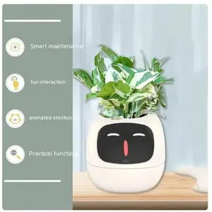AI-Powered Smart Planter with Expressions & Sensors 🌱🤖