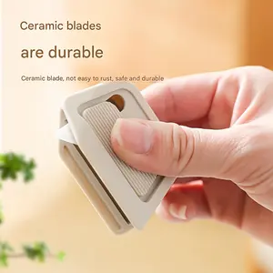 Stop Cutting Your Hands! ✂️ Mini Auto-Retractable Ceramic Unboxing Knife – Rust-Proof, Anti-Slip, Practical for Office/Delivery/Camping #ToolHacks #SafetyFirst