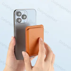 Magnetic Card Holder with Stand for iPhone 12/13/14/15 Series - Secure Magnetic Attachment for Easy Access