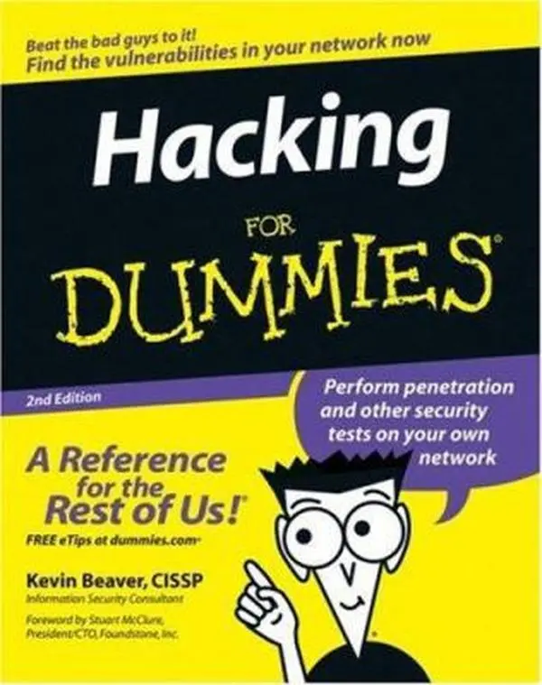 USED Book - Hacking For Dummies by Kevin Beaver (Paperback) - english