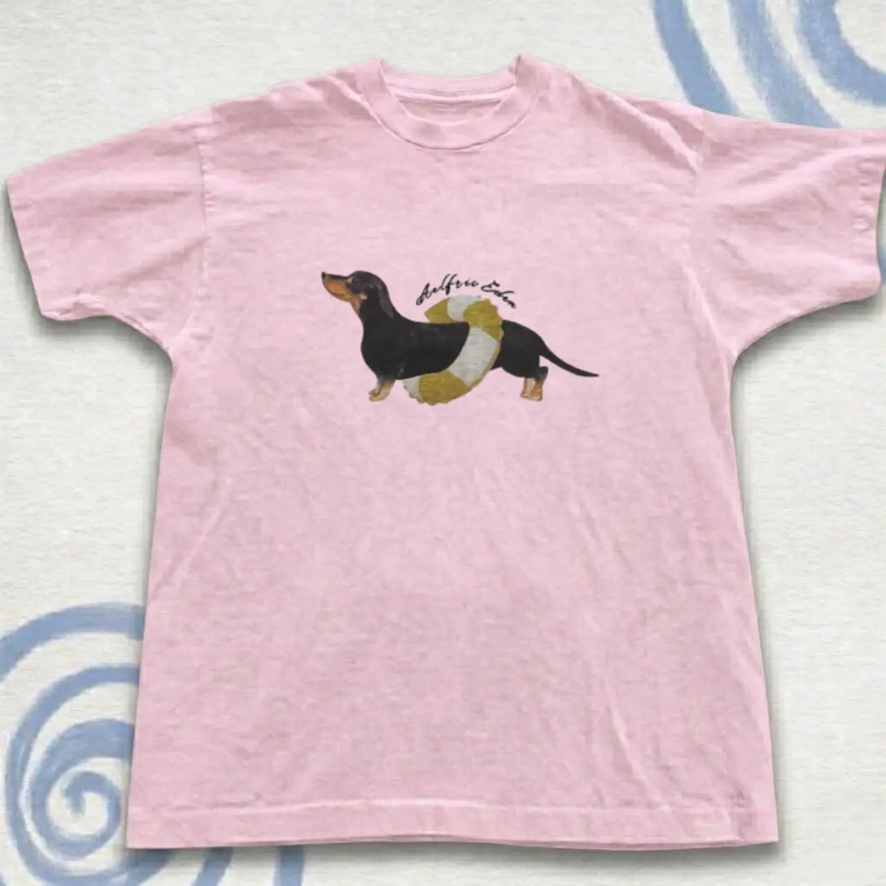 Aelfric Eden Dachshund Tshirts Women's Oversized Graphic Tees Short Sleeve Summer Cute T Shirts Y2K Tops