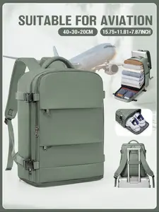 Ryanair Travel Backpack 40x30x20 Cm, 14 Inch Laptop Bag, Weekend Overnight Luggage, Unisex Casual Day Use, Large Capacity, Durable, Organized Daypack, Laptop Compartment Backpack