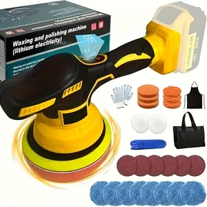 Cordless Car Polisher For Dewalt 20V Batteries (Tool Only, Battery Not Included), Polisher And Buffer, 6 Variable Speeds, Up To 6800 RPM, Cordless Polisher For Auto Detailing/Polishing/Waxing (Battery Not Included)