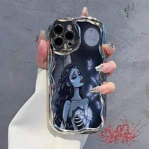 Corpse Bride Moonlight Butterflies Element-Design Phone Case, Suitable for Iphone Models 17 Pro Max Air, 16, 15, 14 Pro Max, 13, 12, 11, Plus Phone Cases,