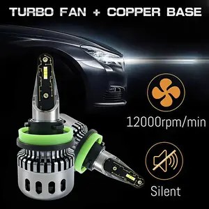 2pcs car LED headlights F10 headlight H1 H3 H4 H7 H11 9005 9006 bulbs high and low beam integrated lights, high brightness heat dissipation car lights, plug and play, CANBUS compatible, For Off-Road Use Only